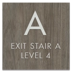 Stairway ID Sign - NYC Compliant