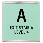 Stairway ID Sign - NYC Compliant