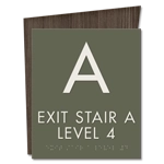 Stairway ID Sign - NYC Compliant