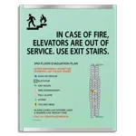 Standard Elevator Evacuation Plans - CA Compliant