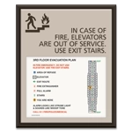 Standard Elevator Evacuation Plans - CA Compliant