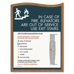 Standard Elevator Evacuation Plans - CA Compliant