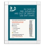 Standard Elevator Evacuation Plans - CA Compliant