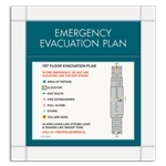 Standard Entrance Evacuation Plans - CA Compliant