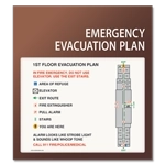 Standard Entrance Evacuation Plans - CA Compliant
