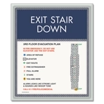 Standard Stairway Evacuation Plans - CA Compliant