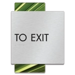 "To Exit" Egress Sign - CA Compliant