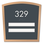 Unit Numbers with Insert - 2 slot