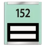 Unit Numbers with Insert - 2 slot