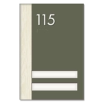 Unit Numbers with Insert - 2 slot