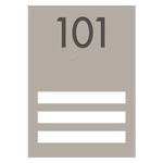 Unit Numbers with Insert - 3 slot