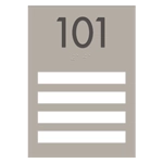 Unit Numbers with Insert - 4 slot