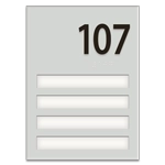 Unit Numbers with Insert - 4 slot