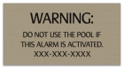 Utah Alarm Warning Sign