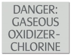 Virginia Danger Gaseous Chlorine Sign