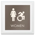 Women Sign w/Female & Dynamic ISA Symbols