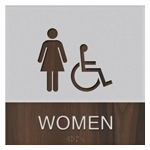 Women Sign w/Female & ISA Symbols