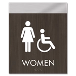 Women Sign w/Female & ISA Symbols