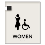 Women Sign w/Female & ISA Symbols