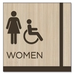 Women Sign w/Female & ISA Symbols