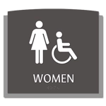 Women Sign w/Female & ISA Symbols