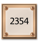 Door Number Signs
