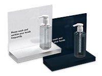 hand sanitizer bottle stand