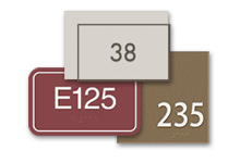 condo unit number signs