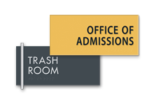 2-line door sign