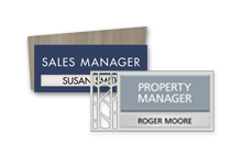 magnetic name plate