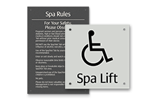 hot tub signs