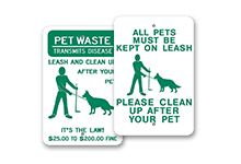 Pet Policy/Dog Park Signs