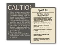 spa safety rules