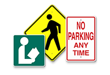 traffic control signs