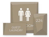 Modern Apartment Signage Collection - Facets