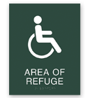 Refuge Area Signs