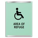 Refuge Area Signs