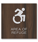 Refuge Area Signs