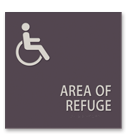 Refuge Area Signs