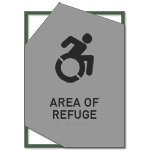 refuge area signs