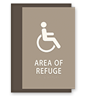 Refuge Area Signs