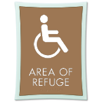 Refuge Area Signs