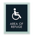Refuge Area Signs