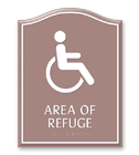 Refuge Area Signs