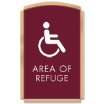 Refuge Area Signs