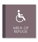 Refuge Area Signs