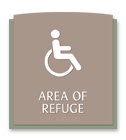 Refuge Area Signs
