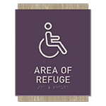 Refuge Area Signs