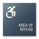 Refuge Area Signs