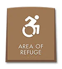 Refuge Area Signs
